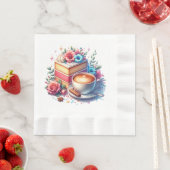 Kaffee und Birthday Cake Personalisiert Serviette (Beispiel)