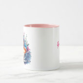 Kaffee und Birthday Cake Personalisiert Tasse (Zentrum)