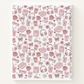 Kaffee und Buch Lover Spirituosen Notebook (Rückseite)