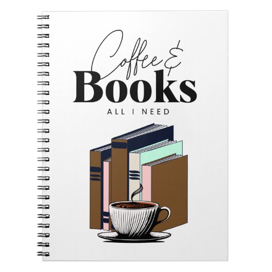 Kaffee und Bücher ist alles, was ich Vintag brauch (Vorderseite)