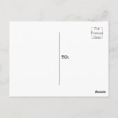 Kaffee und Bücher Niedlich lesen Postkarte (Rückseite)