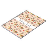 Kaffee und Bücher Notizbuch – Gemütliche Leserin Ä (Linke Seite)