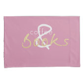 Kaffee und Bücher Pillowcase Set Kissenbezug (Vorderseite-Rechts)