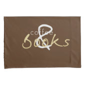 Kaffee und Bücher Pillowcase Set Kissenbezug (Vorderseite-Rechts)