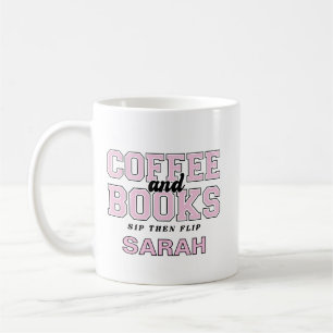 Kaffee und Bücher - Trinken und dann umblättern Bu Kaffeetasse