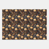 Kaffee und Café Pattern Geschenk Geschenkpapier Set (Vorderseite 2)