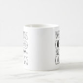 Kaffee und Camping wochentags Kaffeetasse (Mittel)