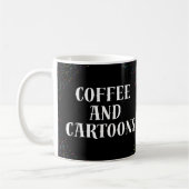 Kaffee und Cartoons Kaffeetasse (Links)