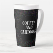 Kaffee und Cartoons Milchtasse (Rechte Ecke)