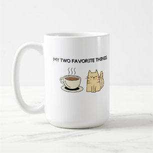 Kaffee- und Cat-Tasse Kaffeetasse