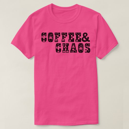 Kaffee und Chaos 12 T-Shirt (Design vorne)