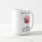 Kaffee und Chaos Funny Sprichwort Kaffeetasse (VorderseiteRechts)