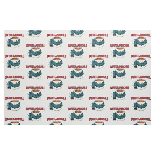 Kaffee und Chill Stoff (Fat Quarter (45,7 x 55,9 cm))