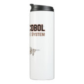 Kaffee und Cobol.w Thermosbecher (Nach rechts gedreht)