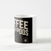 Kaffee und Cockapoos Kaffee Kaffeetasse (Mittel)