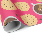 Kaffee und Cookies Geschenkpapier (Rolleneckpunkt)