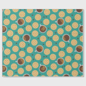 Kaffee und Cookies Geschenkpapier (Flach)