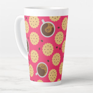 Kaffee und Cookies Milchtasse