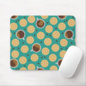 Kaffee und Cookies Mousepad (Mit Mouse)
