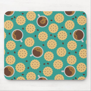 Kaffee und Cookies Mousepad