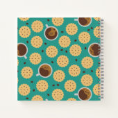 Kaffee und Cookies Notizblock (Rückseite)
