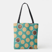 Kaffee und Cookies Tasche (Rückseite)
