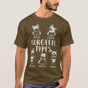 Kaffee und Corgis, Funny Dog Lover Geschenke, Hund T-Shirt