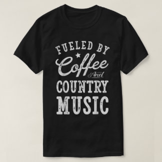 Kaffee- und Country-Musik-Vibes-T-Shirt T-Shirt