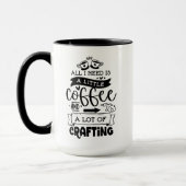 Kaffee und Crafting Tasse (Links)