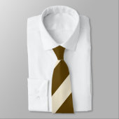 Kaffee und Creme Block Art Neck Krawatte (Gebunden)