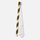 Kaffee und Creme Block Art Neck Krawatte (Rückseite)