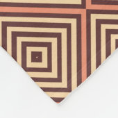 Kaffee und Creme Fleecedecke (Ecke)