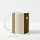 Kaffee- und Cremeblock-Kunst Kaffeetasse (Links)