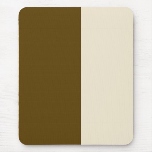Kaffee- und Cremeblock-Kunst Mousepad (Vorne)