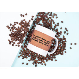 Kaffee und Crochet-Tasse Tasse