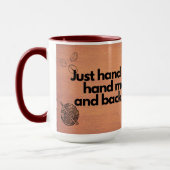 Kaffee und Crochet-Tasse Tasse (Links)