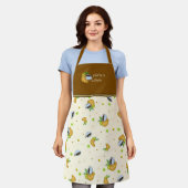 Kaffee und Croissants Schürze (Getragen)