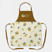 Kaffee und Croissants Schürze (Vorderseite)