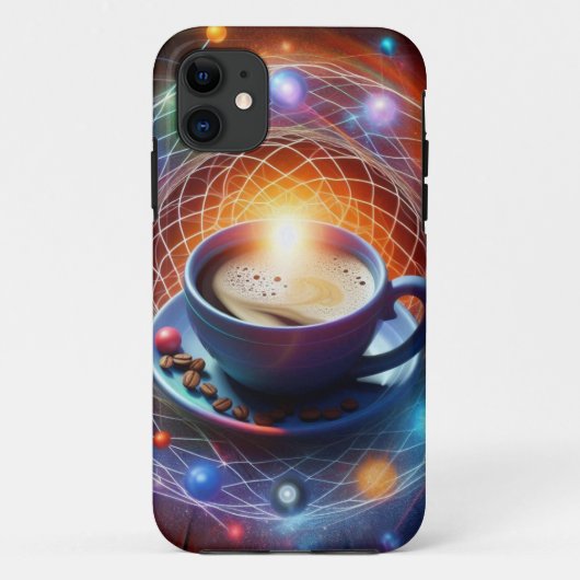 Kaffee und der Kosmos: Eine Syzygie der Energie Case-Mate iPhone Hülle (Rückseite)