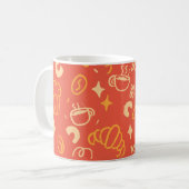 Kaffee- und Dessert-Symbole Kaffeetasse (Vorderseite Links)