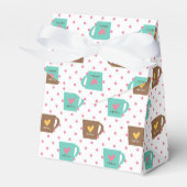 Kaffee- und Donut-Muster Geschenkschachtel (Vorderseite)