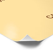 Kaffee und Donuts anpassen - das perfekte Duo Poster (Ecke)