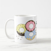 Kaffee und Donuts Kaffeetasse (Links)