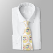 Kaffee und Donuts Neck Tie Krawatte (Gebunden)