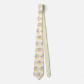 Kaffee und Donuts Neck Tie Krawatte (Vorderseite)