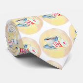 Kaffee und Donuts Neck Tie Krawatte (Gerollt)