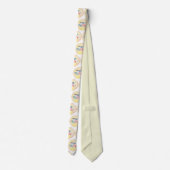 Kaffee und Donuts Neck Tie Krawatte (Rückseite)