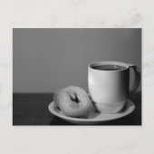 Kaffee und Donuts Postkarte (Vorderseite)