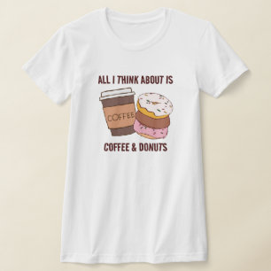 Kaffee und Donuts T-Shirt