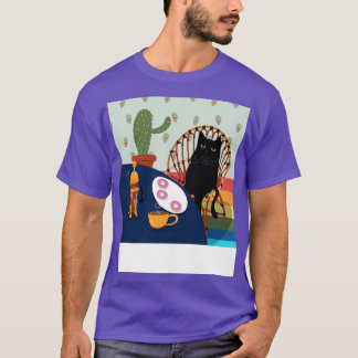 Kaffee und Donuts T-Shirt